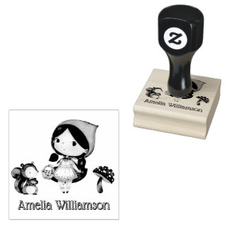 リトルレッドライディングフッド幼稚園 ラバースタンプ