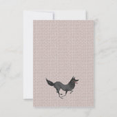 リトルレッドライディングフードバースデーパーティーの招待 招待状 (裏面)