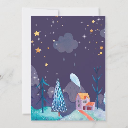 リトルレッドライディングフード誕生日招待状 招待状 (裏面)