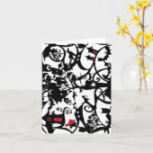 リトルレッド乗馬フード カード (黄色い花)