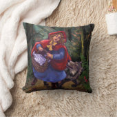 リトルレッド乗馬フード クッション (ブランケット)