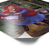 リトルレッド乗馬フード フォトプリント            (角)