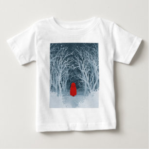 リトルレッド乗馬フード ベビーTシャツ