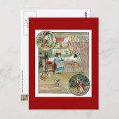 リトルレッド乗馬フード ポストカード (正面/裏面)