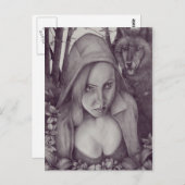 リトルレッド乗馬フード ポストカード (正面/裏面)