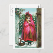 リトルレッド乗馬フード ポストカード (正面/裏面)