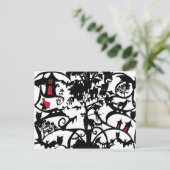 リトルレッド乗馬フード ポストカード (スタンド正面)