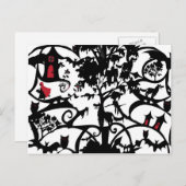 リトルレッド乗馬フード ポストカード (正面/裏面)