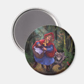 リトルレッド乗馬フード マグネット (正面/裏面)