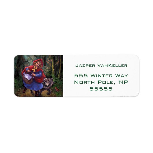 リトルレッド乗馬フード ラベル (正面)