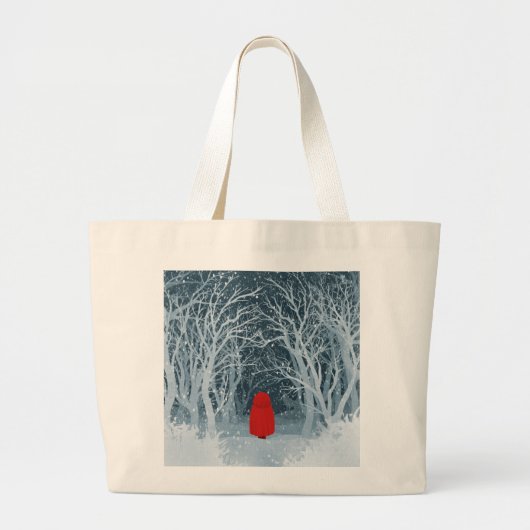 リトルレッド乗馬フード ラージトートバッグ (正面)