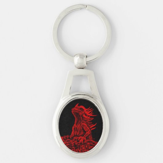 リトルレッド・ドラゴン キーホルダー (正面)