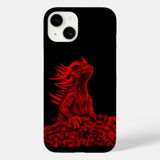 リトルレッド・ドラゴン Case-Mate iPhoneケース (裏面)