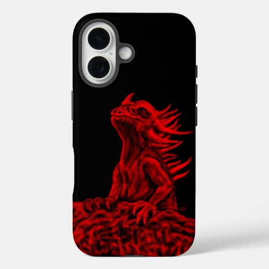 リトルレッド・ドラゴン Case-Mate iPhoneケース (裏面)