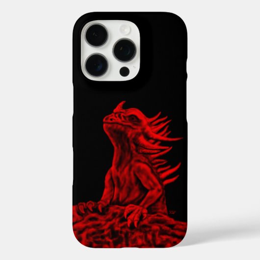 リトルレッド・ドラゴン Case-Mate iPhoneケース (裏面)