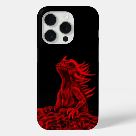 リトルレッド・ドラゴン Case-Mate iPhoneケース (裏面)