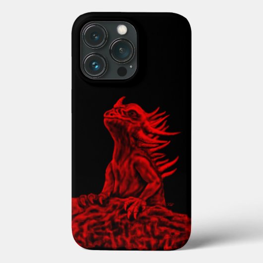 リトルレッド・ドラゴン Case-Mate iPhoneケース (裏面)