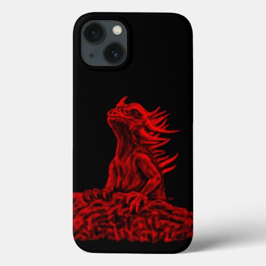 リトルレッド・ドラゴン Case-Mate iPhoneケース (裏面)