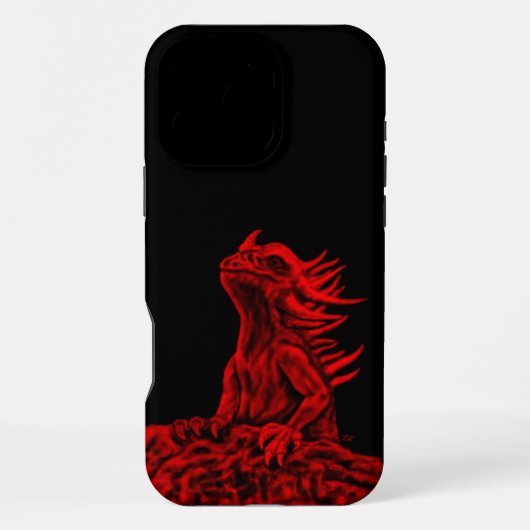 リトルレッド・ドラゴン iPhoneケース (裏面)