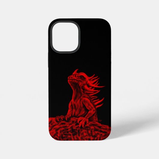 リトルレッド・ドラゴン iPhoneケース (裏面)
