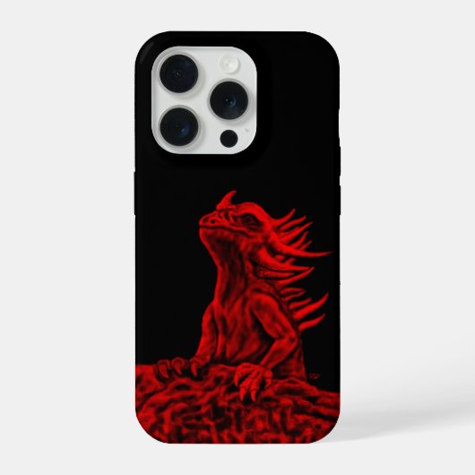 リトルレッド・ドラゴン iPhoneケース (裏面)
