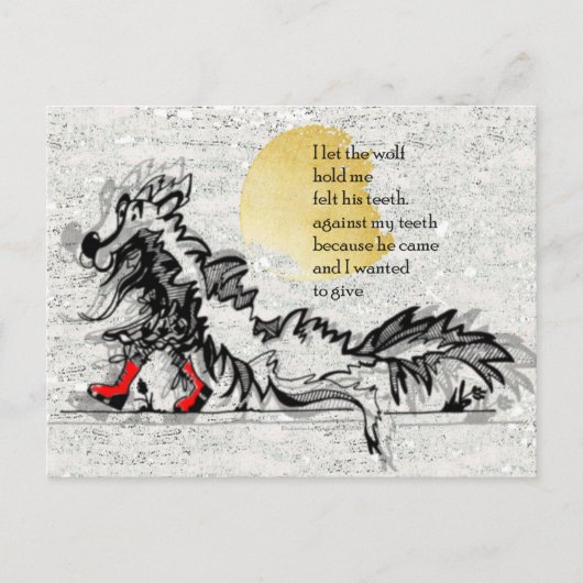 リトルレッド ポストカード (正面)