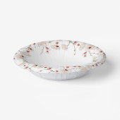 リトルレディバグガールヴィンテージ ペーパーボウル (傾斜あり)