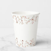 リトルレディバグベビーイン開花ベビーシャワー 紙コップ (裏面)