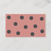 リトルレディバグ女の子の赤ちゃんシャワーおむつラッフル エンクロージャーカード (裏面)