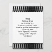 リトルレディバグ バースデーパーティー 編集可能な招待状 招待状 (裏面)