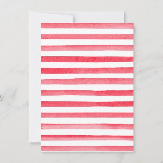 リトルレディージンジャーブレッドクリスマスガールベビーシャワー 招待状 (裏面)