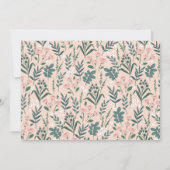 リトルレディーレディバグバラフォトガール1st誕生日 招待状 (裏面)