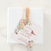 リトルレディーレディーバグバラガールベビーシャワー フェイバータグ (インサイチュ)