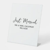 リトルレトロたった今結婚しましたバナー 台座サイン (正面)