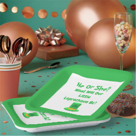 リトルレプレシャウンジェンダーリビール紙プレート ペーパープレート