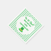 リトルレプレシャン性別リビール スタンダードカクテルナプキン (角)