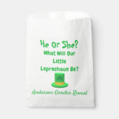 リトルレプレシャン性別リビール フェイバーバッグ (正面)