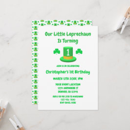 リトルレプレシャン1歳の誕生日 招待状