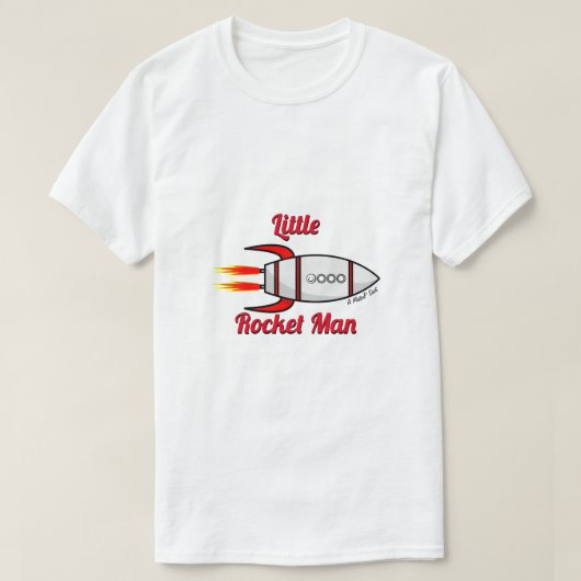 リトルロケットマン – A MisterPシャツ Tシャツ (デザイン正面)