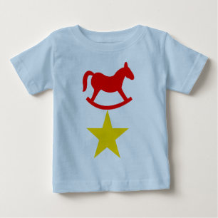 リトルロックの星の乳児のTシャツ ベビーTシャツ