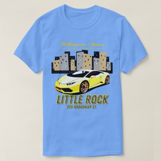 リトルロックアルミリオネアモータースラグジュアリーレンタル Tシャツ (デザイン正面)