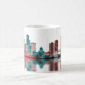 リトルロックアーカンサススカイライン コーヒーマグカップ (中央)