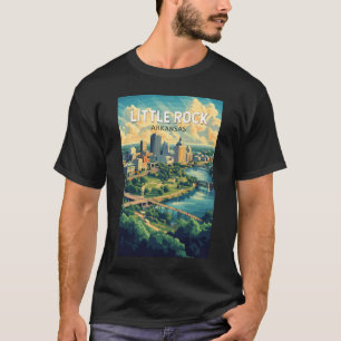 リトルロックアーカンサストラベルアートヴィンテージ Tシャツ