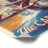 リトルロックアーカンサスパインタリートラベルアートヴィンテージ ポスター (角)