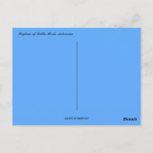 リトルロックアーカンソーのスカイライン ポストカード (裏面)