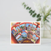 リトルロックアーカンソーヴィンテージ大文字葉書 ポストカード (スタンド正面)