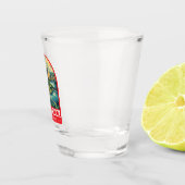 リトルロックアーカンソー旅行芸術エンブレム ショットグラス (右)