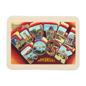 リトルロックアーカンソーARラージレター葉書CT01 マグネット (横)