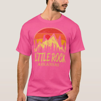 リトルロックアーカンソーAr山登りハイキングスーヴ Tシャツ