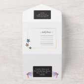 リトルロックスターキッズ🎸🤣ギターチャンピオン オールインワン招待状 (外側)